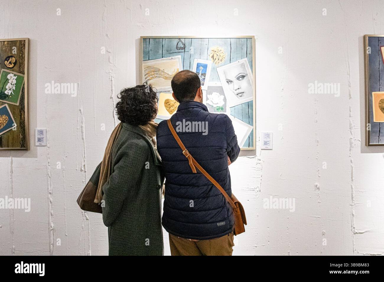 Kunstgalerie in Teheran, Iran. Stockfoto