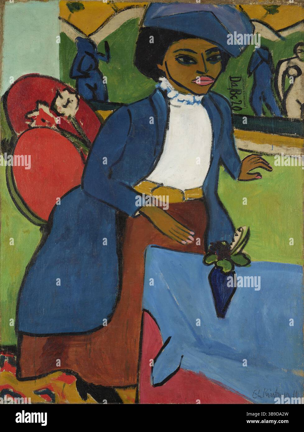 Ernst Ludwig Kirchner - Frauenbildnis - 1957-3R - Albright-Knox Art Gallery Stockfoto