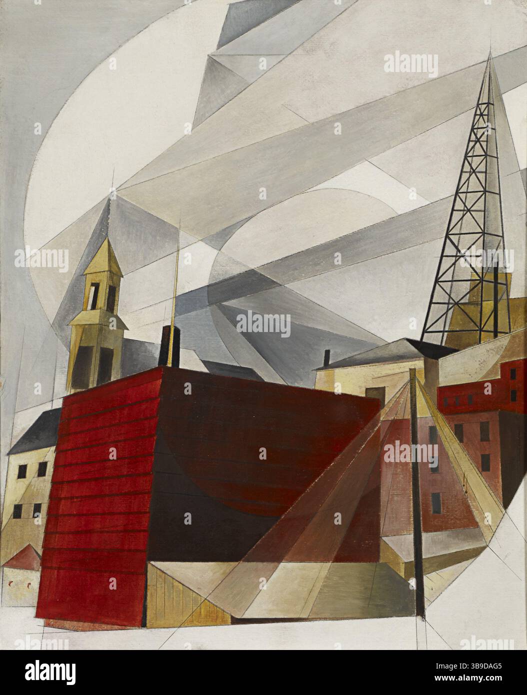 Charles Demuth - Lancaster - RCA1944-12 - Albright-Knox Art Gallery Stockfoto