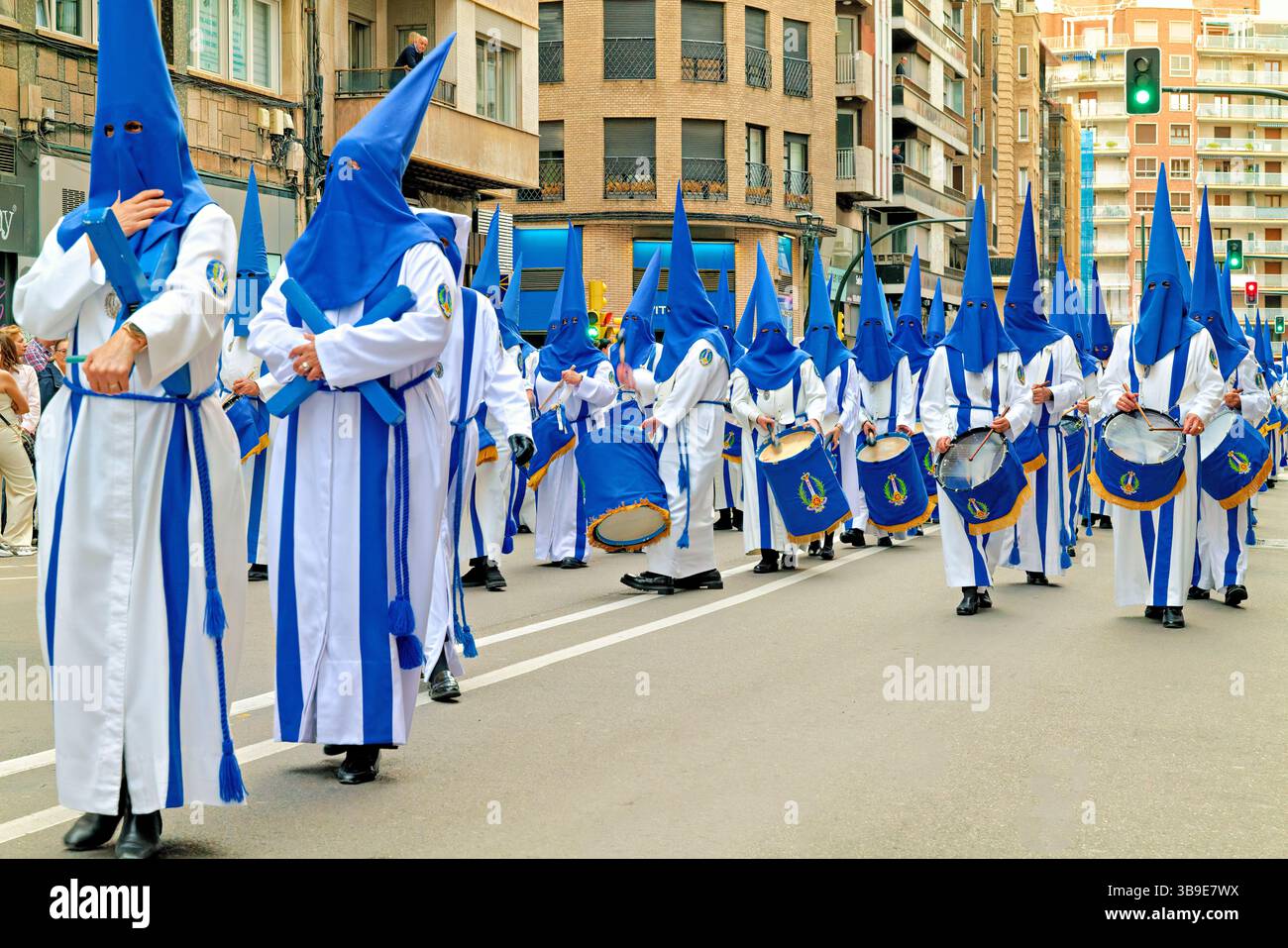 Saragossa. Saragossa. Aragonien. Spanien. Prozessionen der Osterwoche Stockfoto