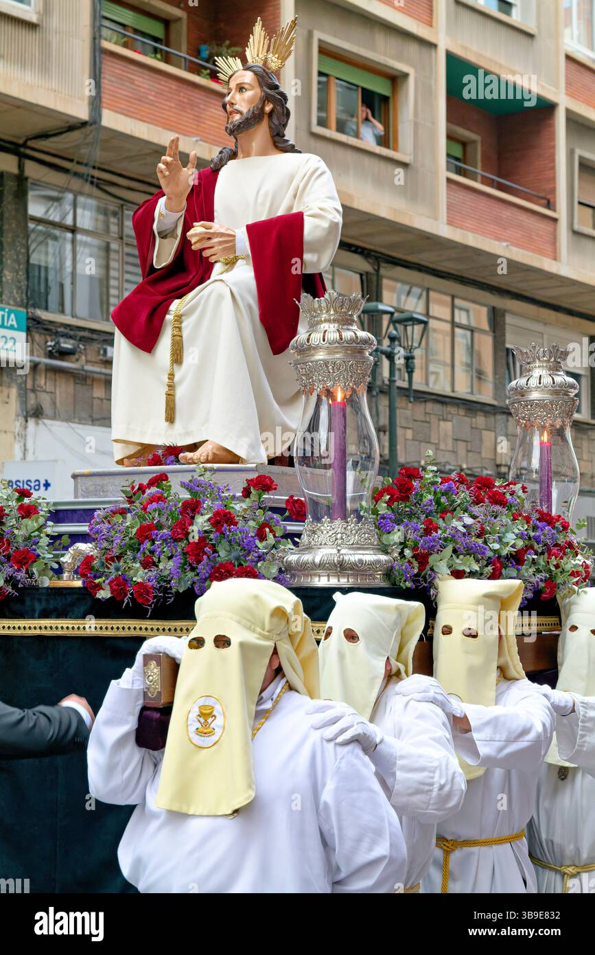 Saragossa. Saragossa. Aragonien. Spanien. Prozessionen der Osterwoche Stockfoto