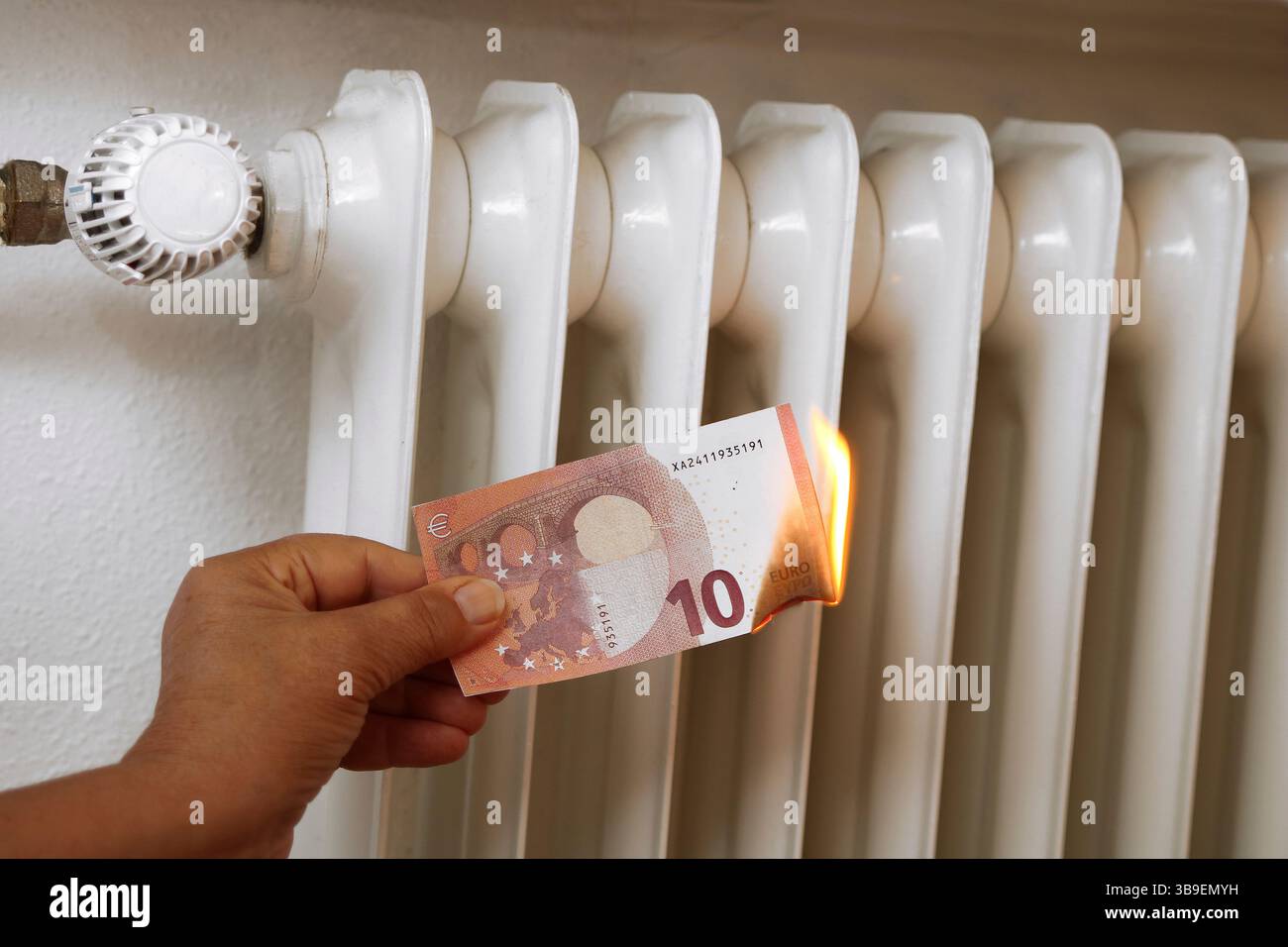 Steigende Armut durch Inflation Stockfoto