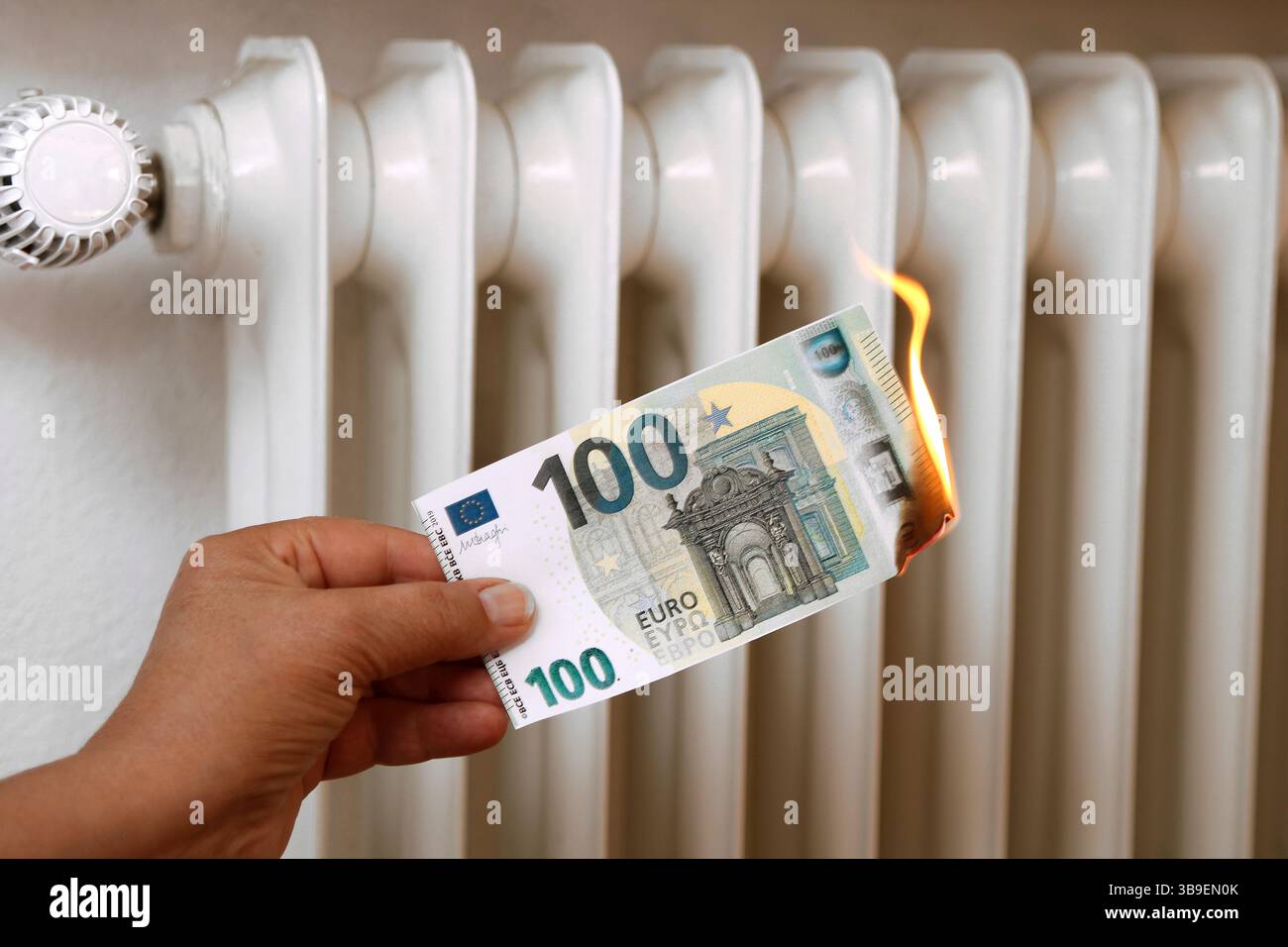 Steigende Armut durch Inflation Stockfoto