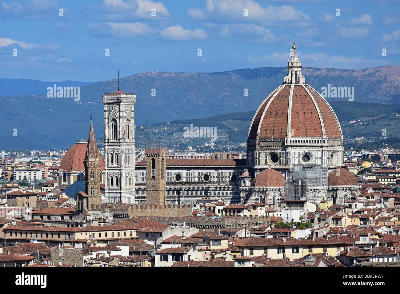 Die Türme und Kuppeln von Florenz, Italien Stockfoto