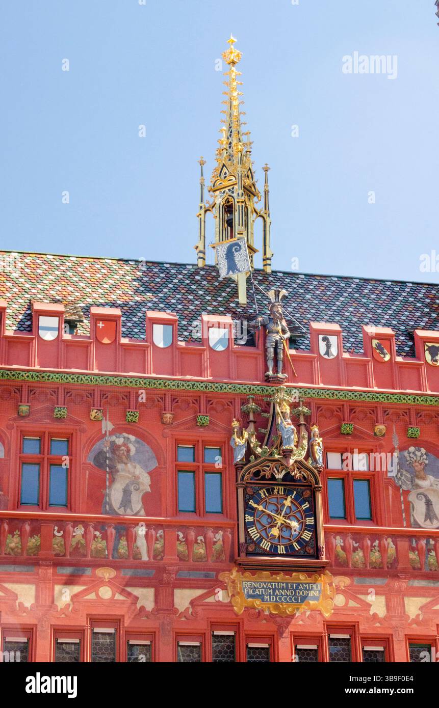 Splendid Basler Rathaus Stockfoto