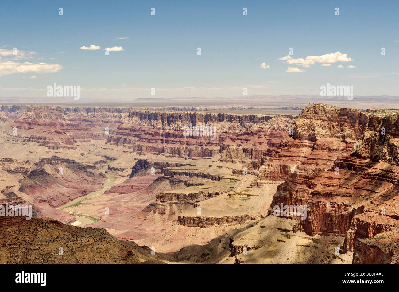 Grand Canyon und unglaubliche niedrige Aussicht Stockfoto