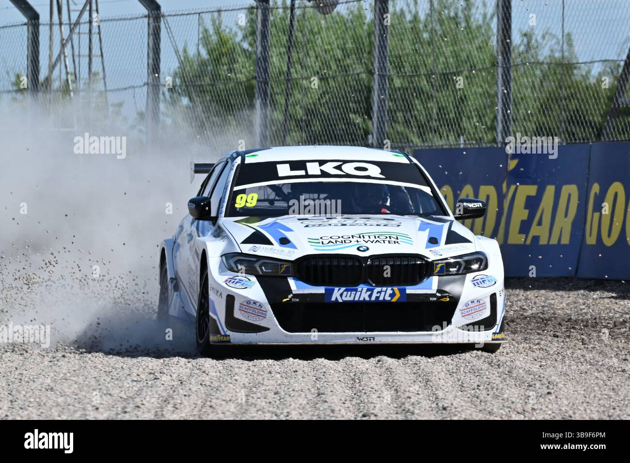 Ein kurzer Ausflug nach Coppice, Charles Rainford, BMW 330i M Sport, LKQ Euro Car Parts Racing mit WSR, Runden 1, 2 und 3, BTCC, British Touring Car Cha Stockfoto