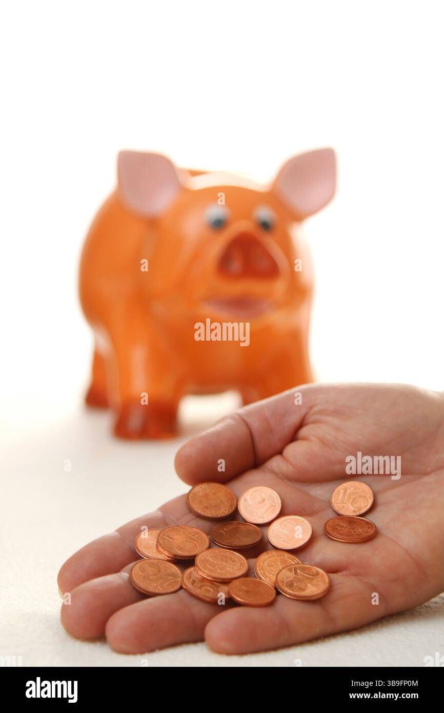 Jedes kleine bisschen hilft Stockfoto