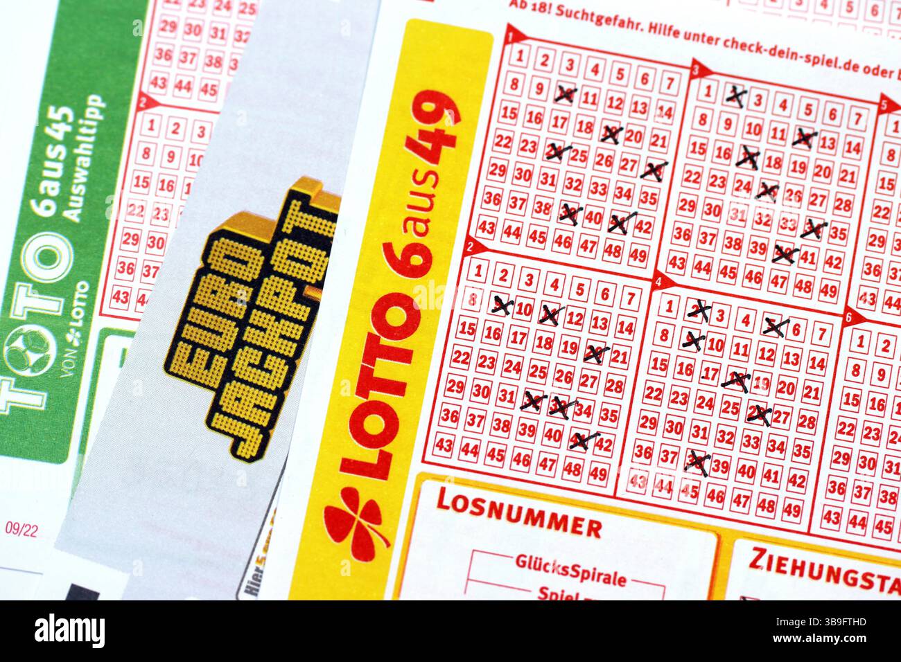 Sobald 6 korrekt sind Stockfoto