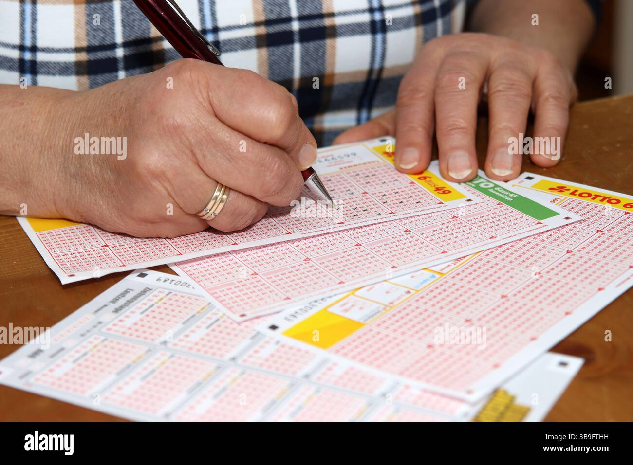 Die Hoffnung auf einen großen Sieg Stockfoto