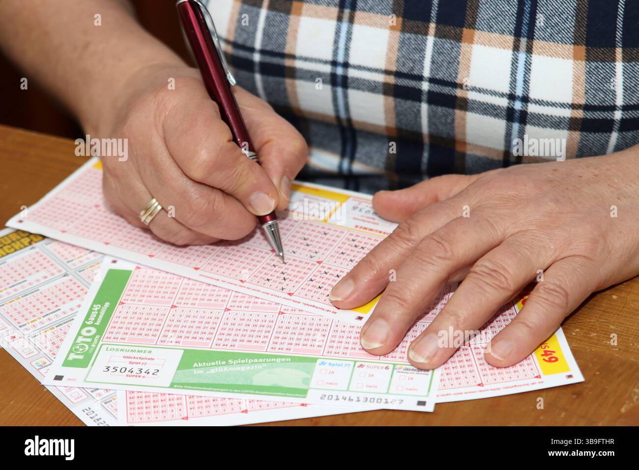 Die Hoffnung auf einen großen Sieg Stockfoto