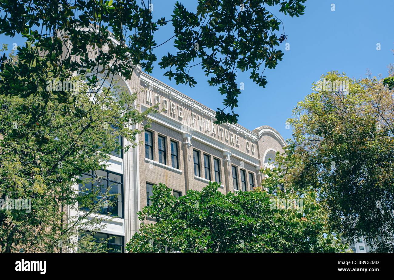 Historisches Moore Furniture Company Building im Miami Design District Stockfoto
