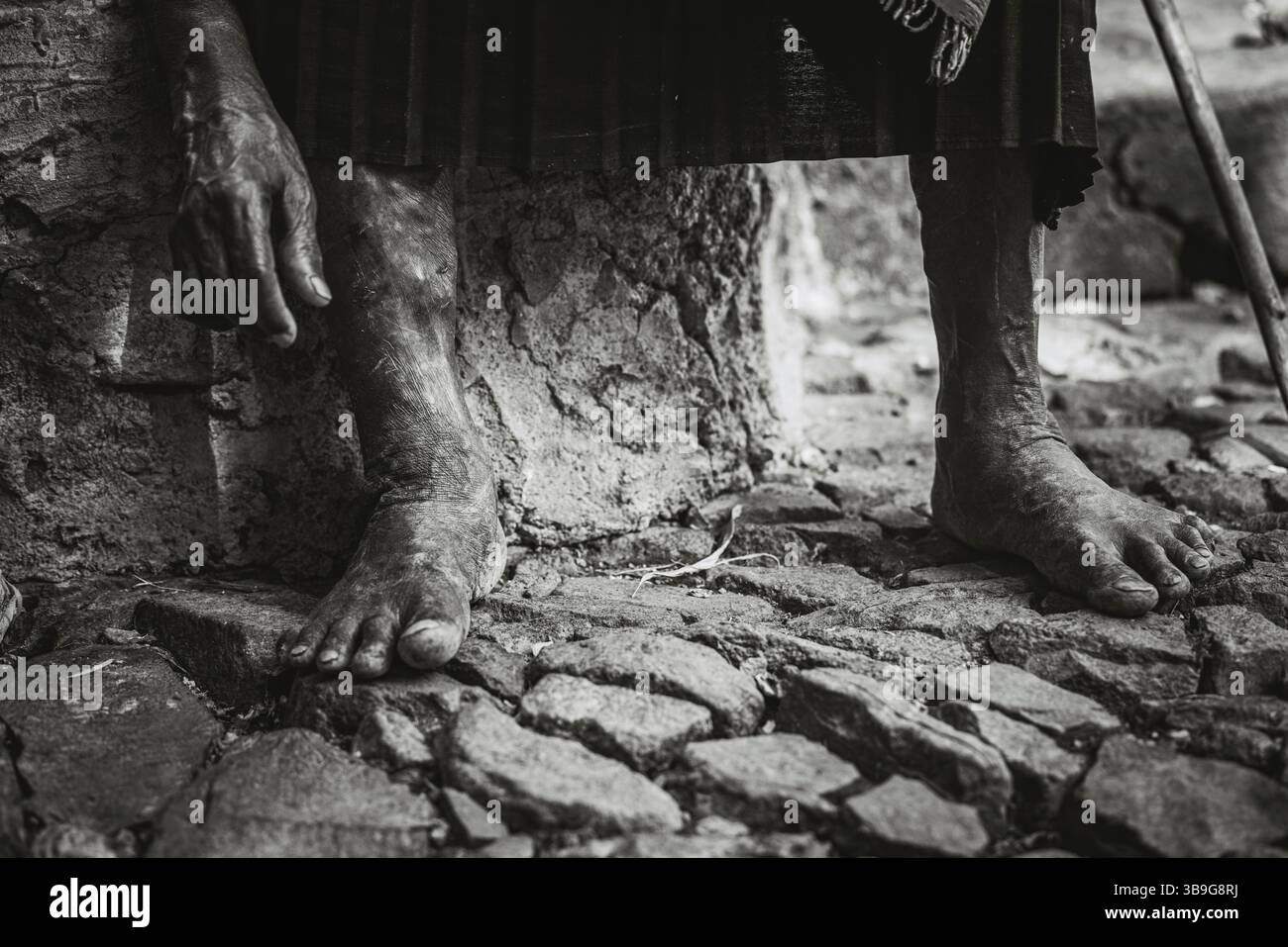 Alte Frau, Tarrafal, Kap Verde, Westafrika Stockfoto