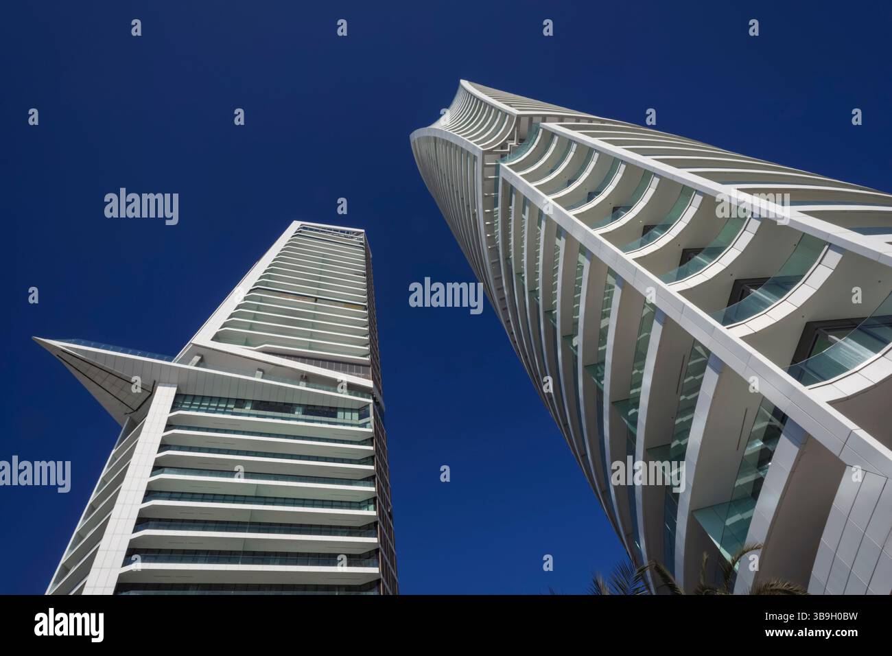Zypern, Limassol (Lemesos), Trilogy Towers Moderne Hochhäuser Stockfoto