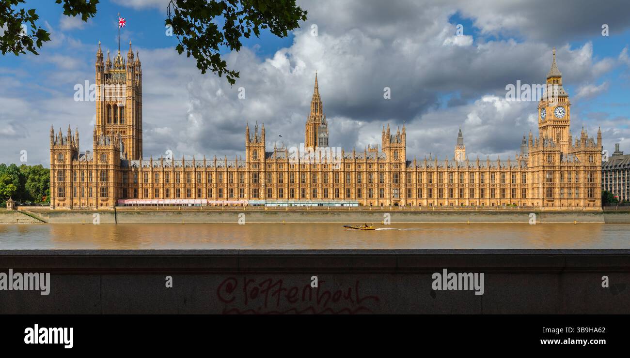 Houses of Parliament, London, England, Großbritannien Stockfoto