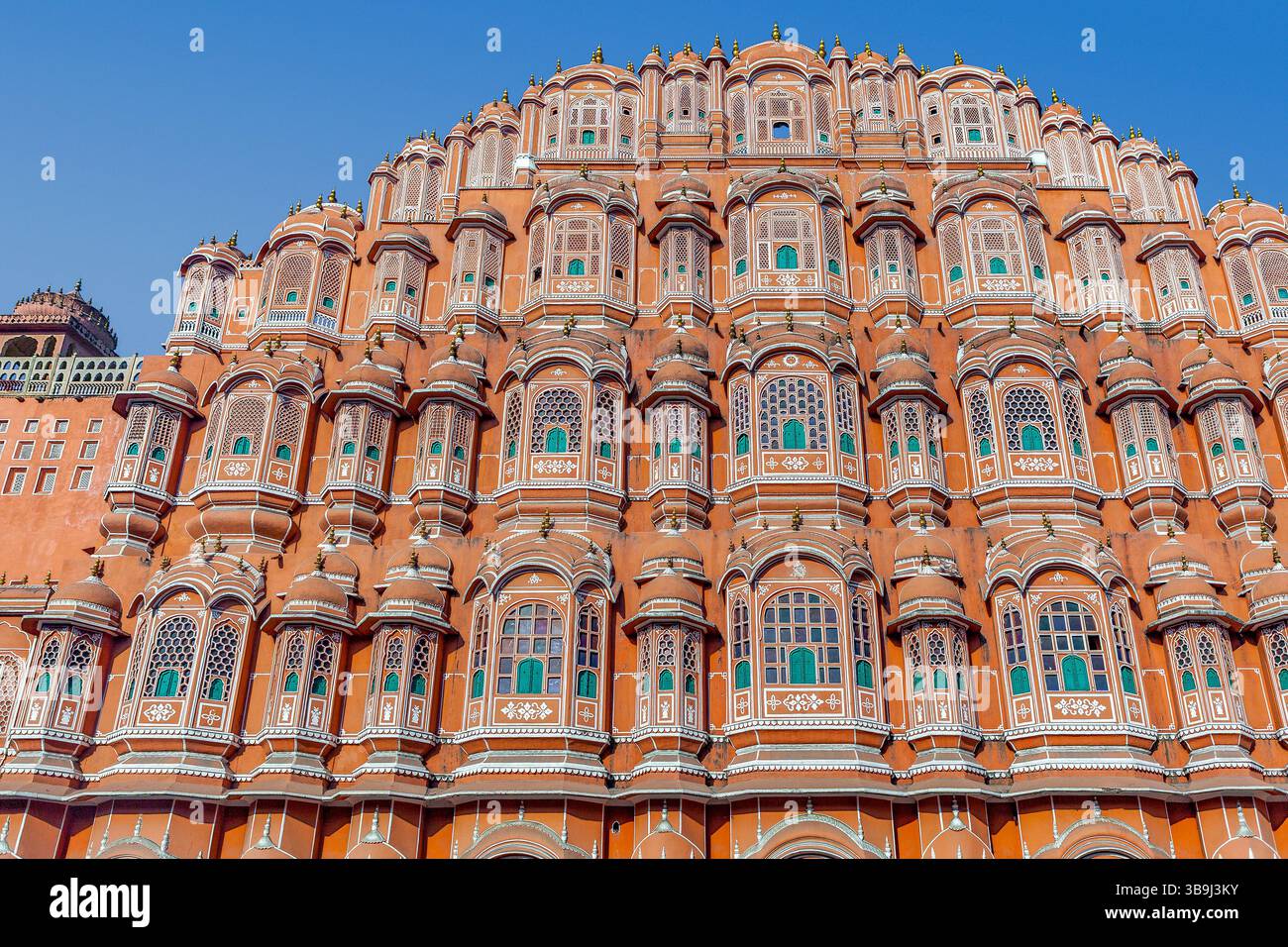 Hawa Mahal (Palast der Winde), Jaipur, Indien Stockfoto Hawa Mahal (Palast der Winde), Jaipur, Indien Stockfoto