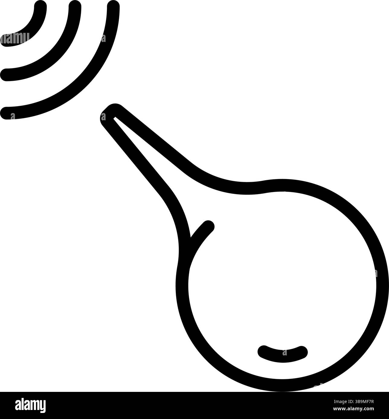 Baby-Nasenasensauger. Ohrspritze. Entfernt die Atemwege und Nasenwege. Sanftes Saugen, tragbar und leicht, doppelt als Werkzeug zum Entfernen von Ohrenschmalz. Einfach Stock Vektor