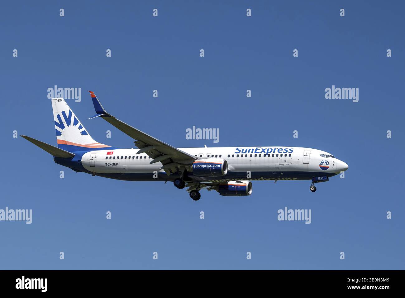 Flugzeuge SunExpress, TC-SEP, Boeing 737-800 Stockfoto