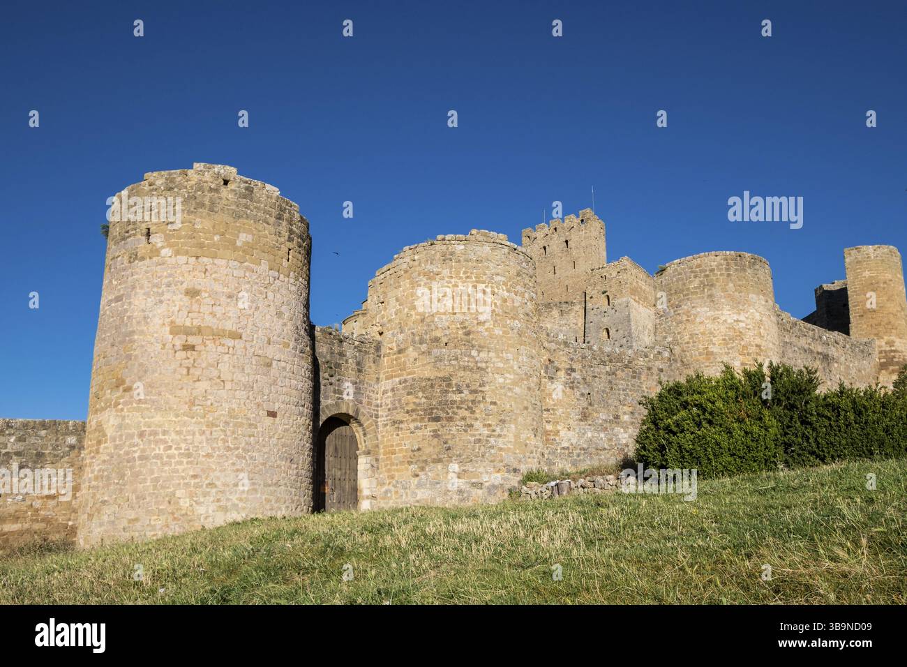 Schloss Loarre, Huesca, Spanien, Europa Stockfoto