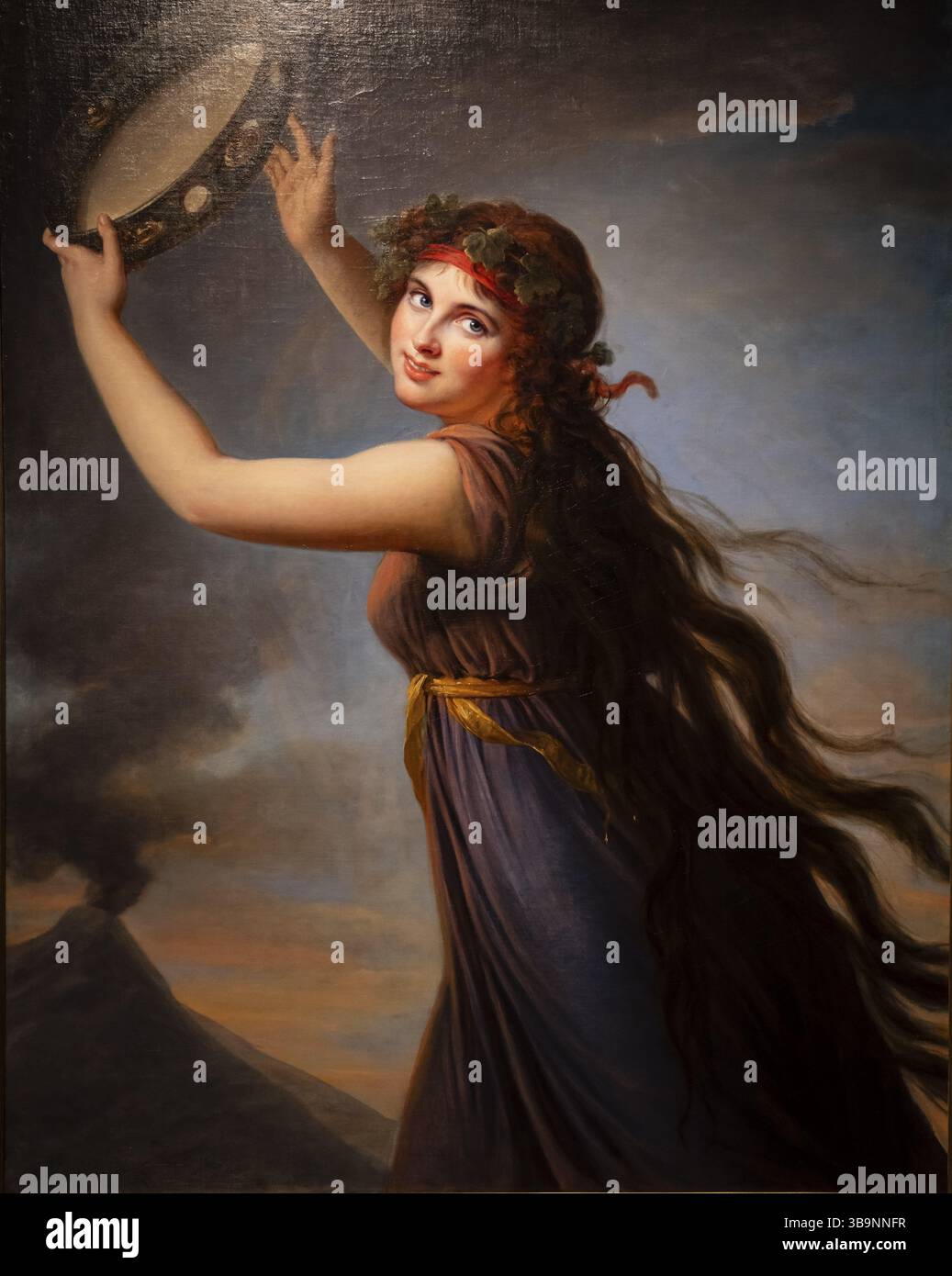 Louise-Elisabeth Vigee-Le Brun, Lady Hamilton as a Bacchante, 1790–1792, Öl auf Leinwand, Nationalmuseum Liverpool Stockfoto