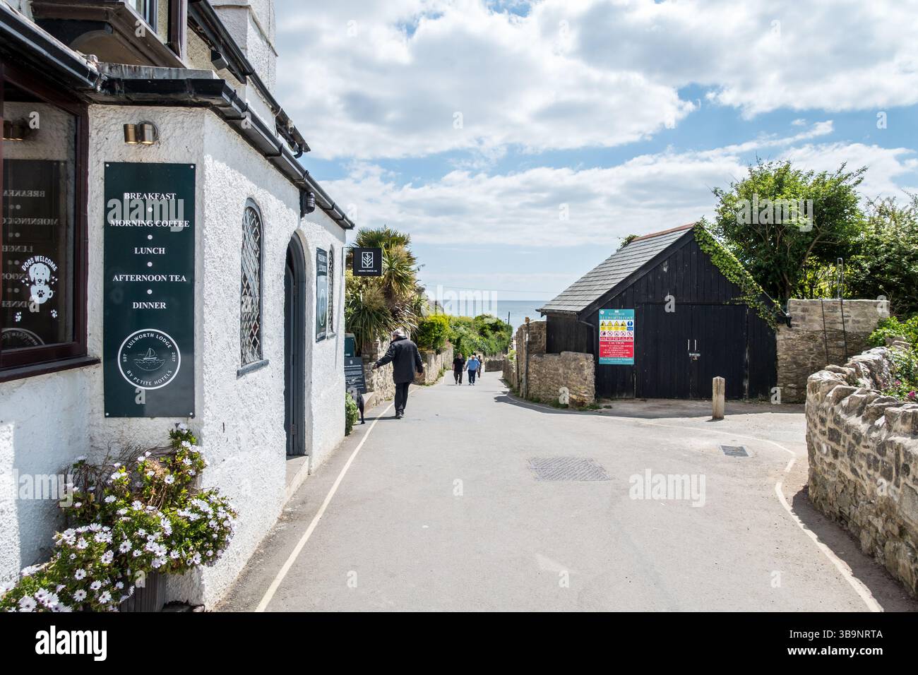 Lulworth Cove, in West Lulworth, Dorset BH20 5RQ Stockfoto