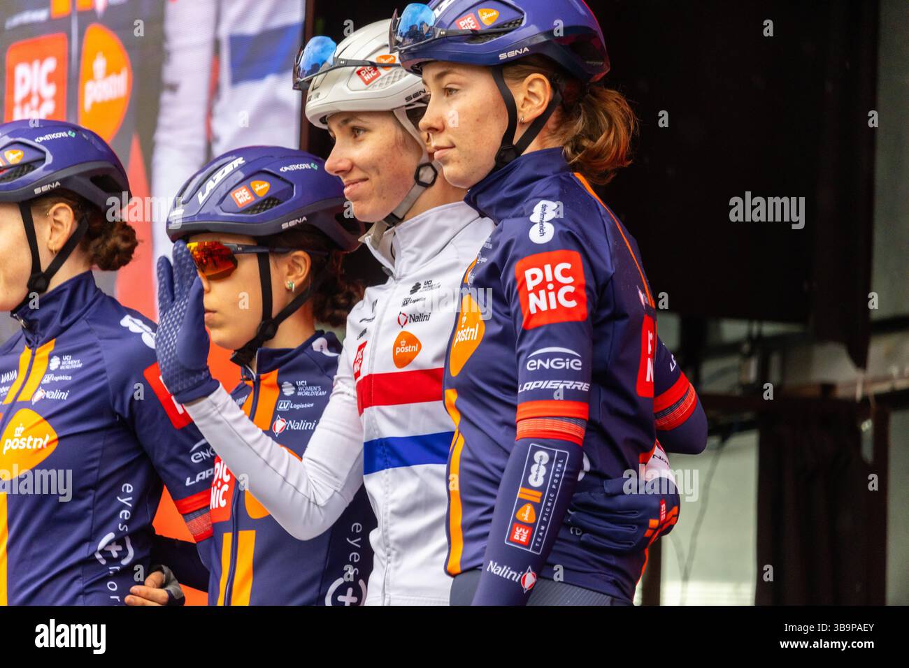 La Robal, Spanien. Mai 2025. Pfeiffer Georgi (Team Picnic PostNL). Quelle: Javier Fernández Santiago/Alamy News Live Stockfoto