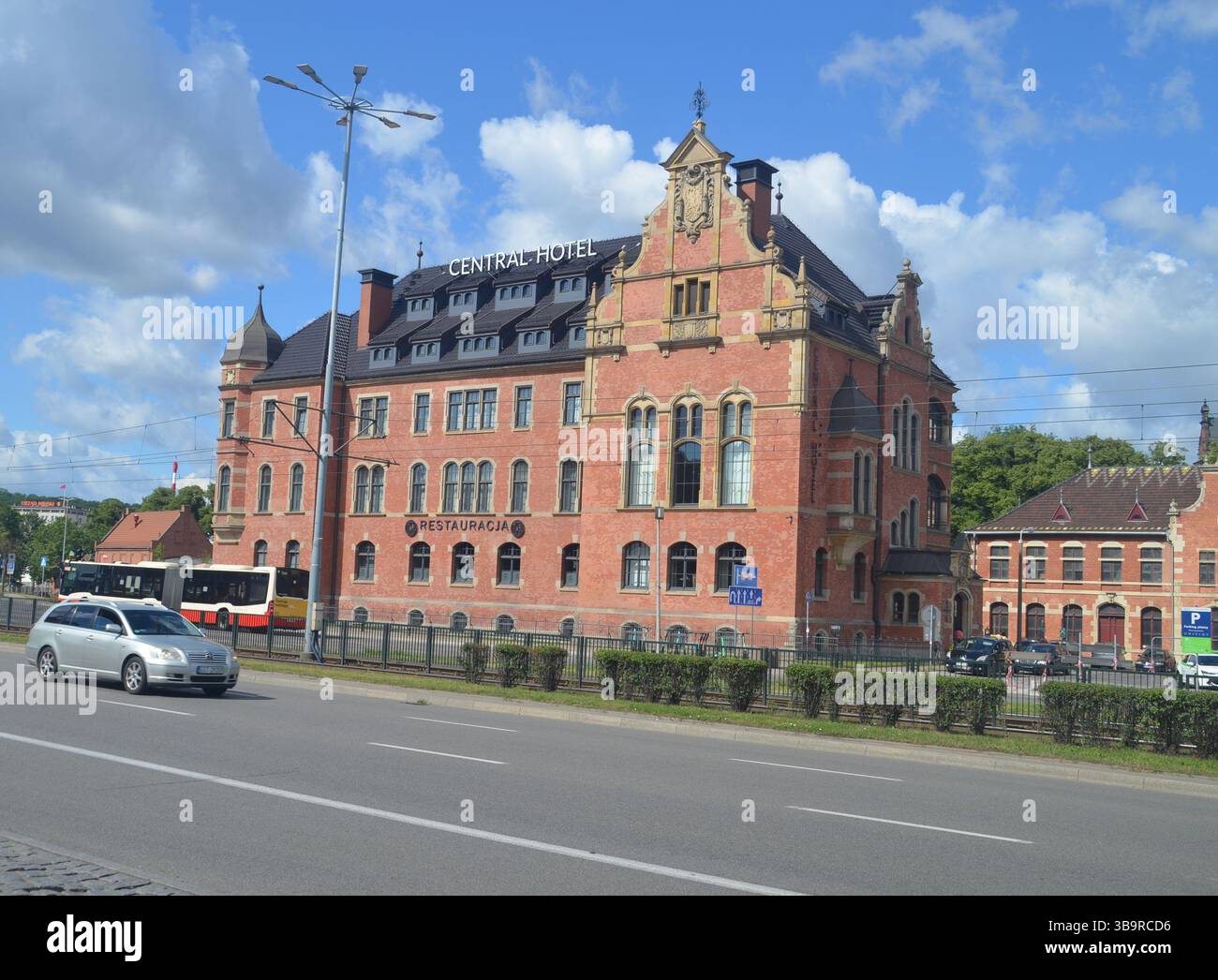 Hotel, Gdańsk, Polen Stockfoto