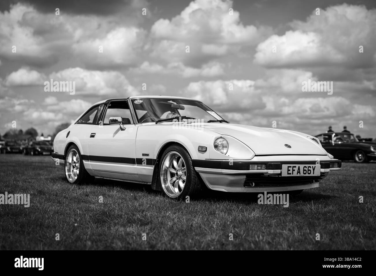 1983 Nissan 280ZX, ausgestellt auf dem Bicester Scramble am 27. April 2025. Stockfoto