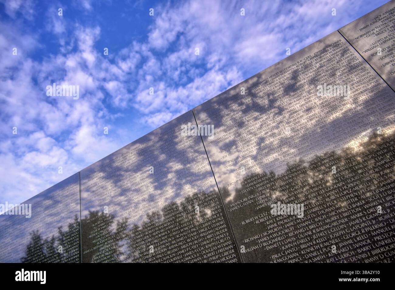 Washington, D.C. - 15. Oktober 2021: Das Vietnam Veterans Memorial in der National Mall in Washington, D.C. Stockfoto