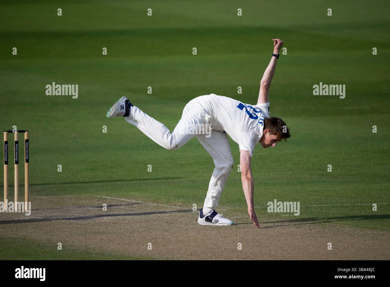 Sussex V Worcestershire - Rothesay County Championship HOVE, ENGLAND - 11. MAI: James Hayes aus Sussex in Aktion während Sussex V Worcestershire in Th Stockfoto