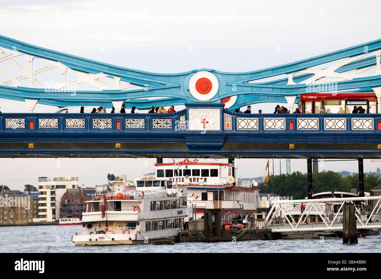 Turmbrücke Gusseisen arbeiten Stockfoto
