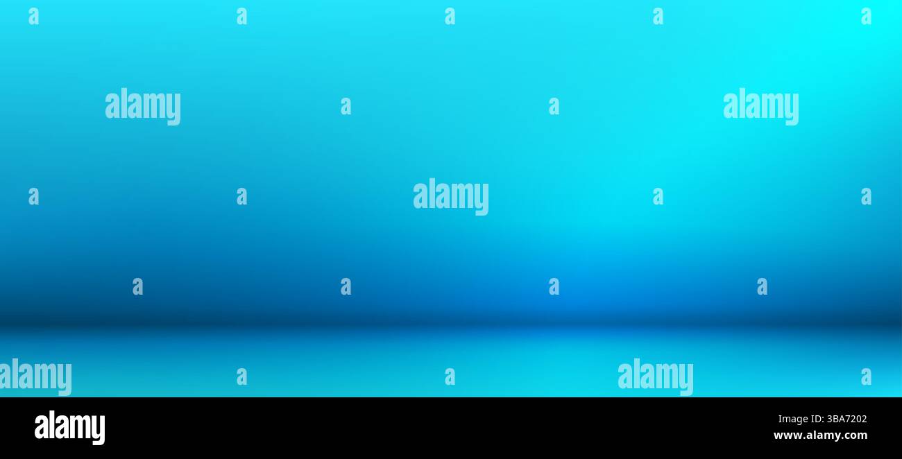 Minimaler Limbo-Szene-Vektor-Hintergrund in leuchtenden Blautönen, ideal für futuristische, abstrakte oder konzeptionelle Design-Projekte, die ein sauberes und benötigen Stock Vektor