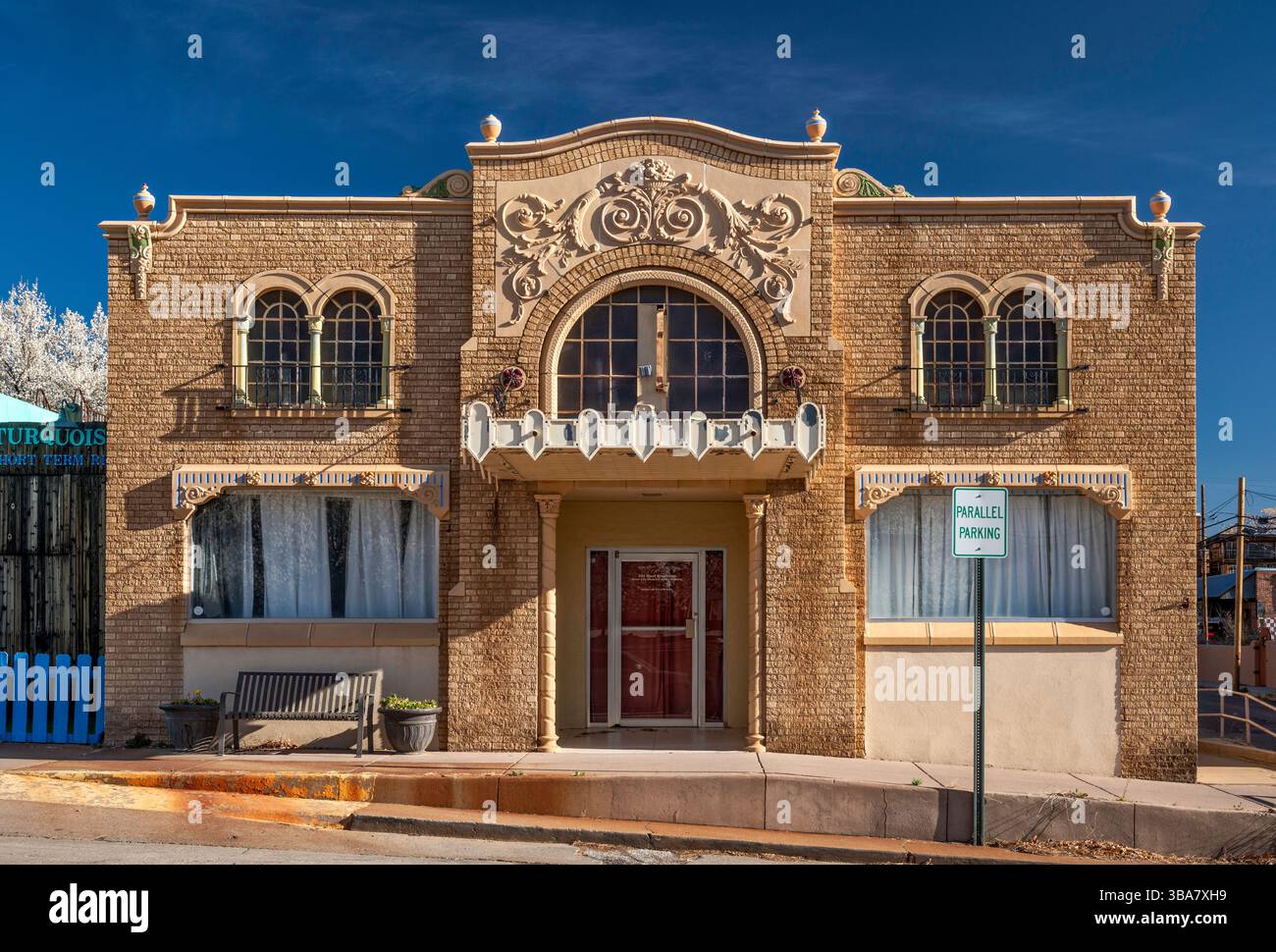 Silver City Museum Annex Building an der 302 W Broadway Street, Silver City Historic District in Silver City, New Mexico, USA Stockfoto