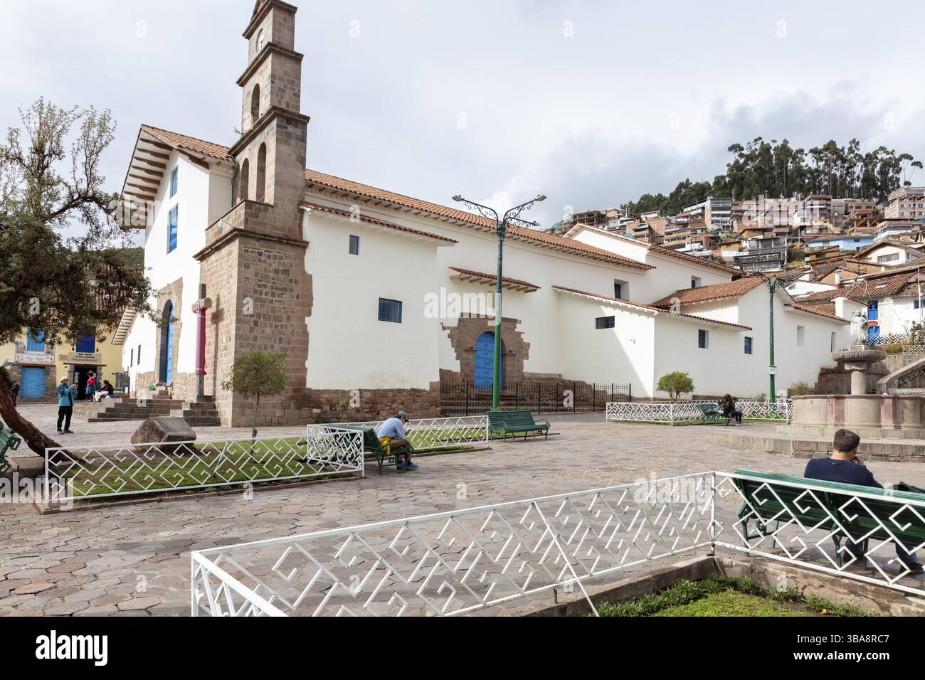 Kirche San Blas, Cusco, Peru, Südamerika Stockfoto