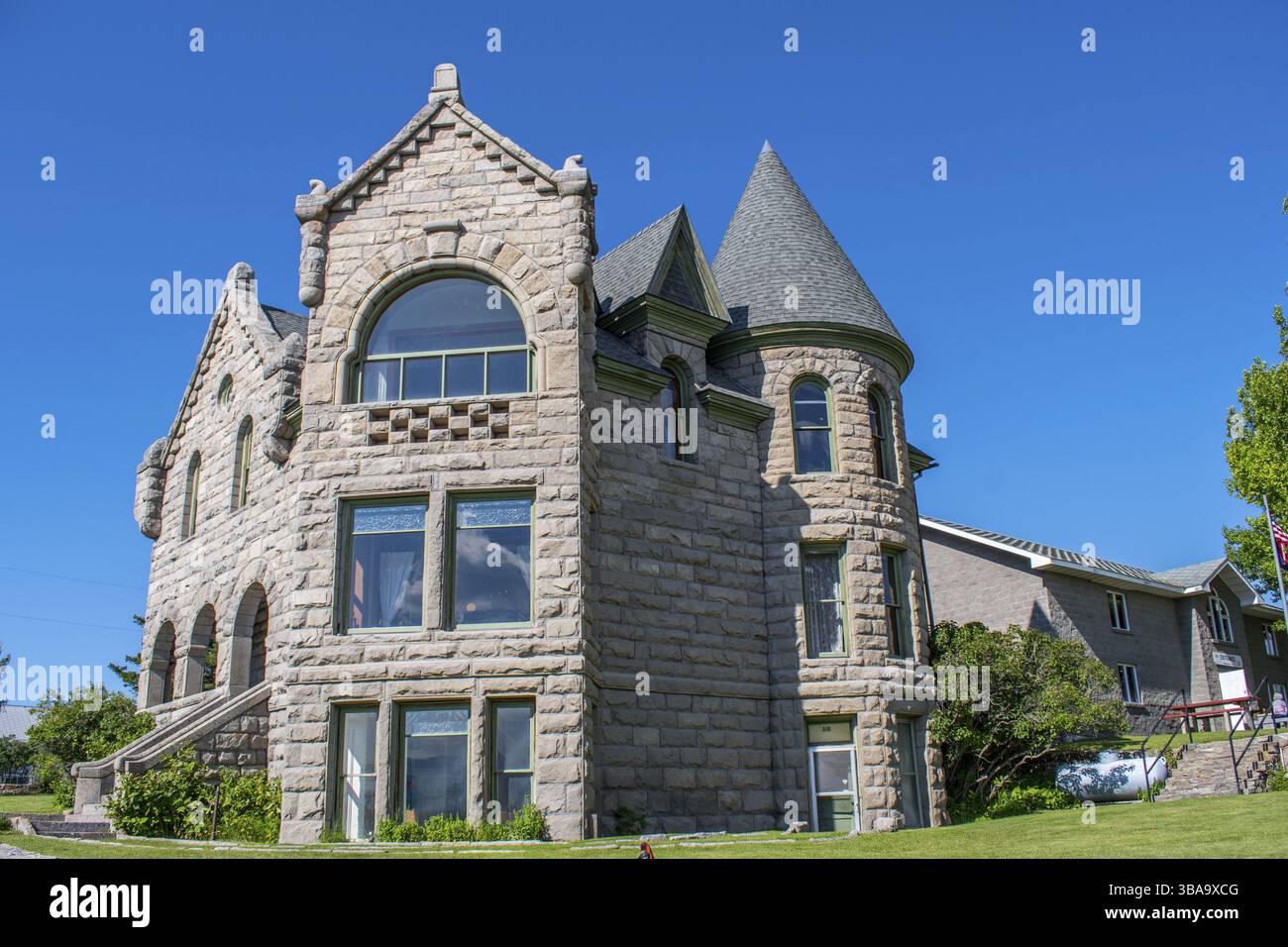 Eine alte Zitadelle in White Sulphur Springs, Montana Stockfoto