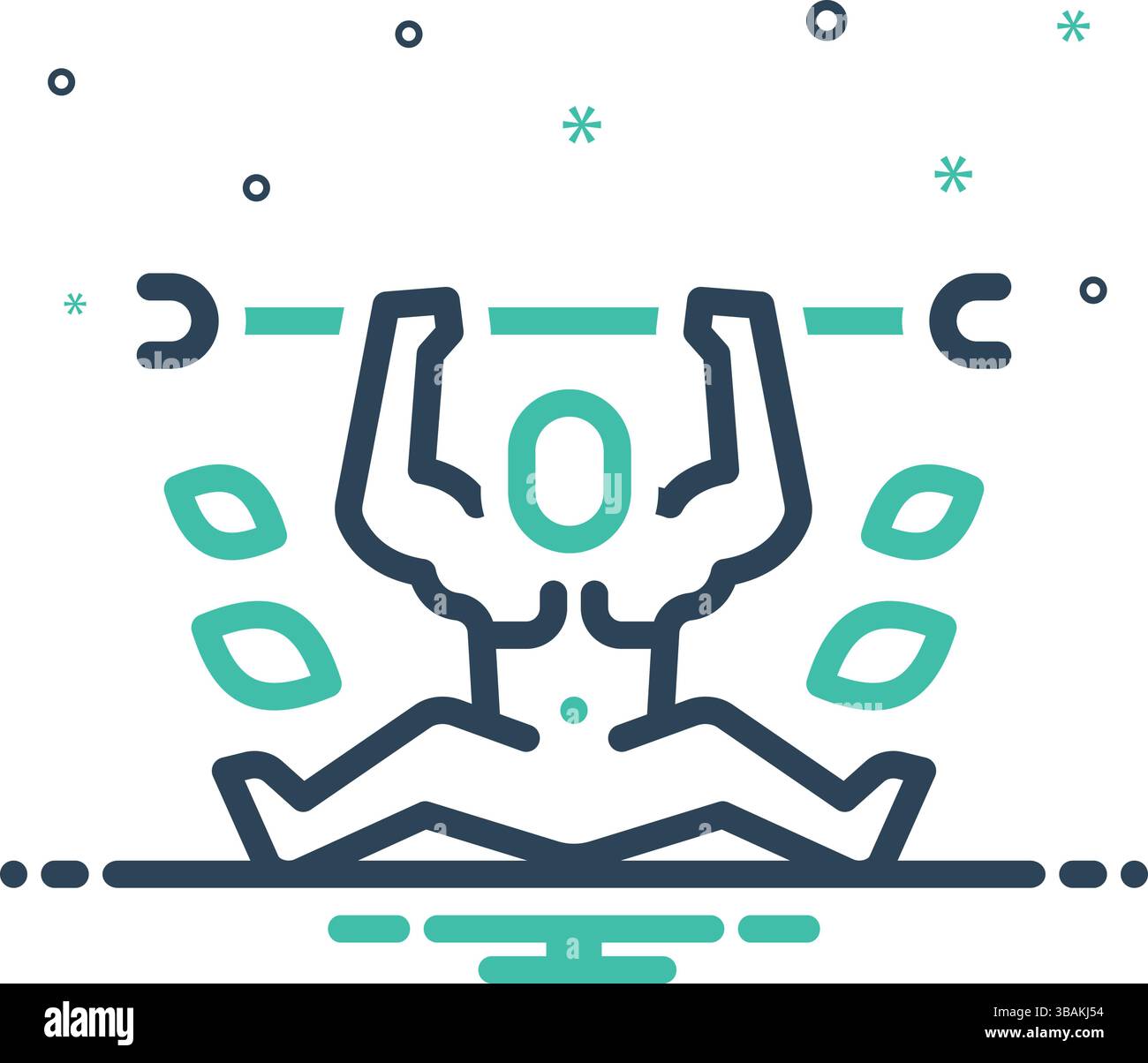 Symbol für gesund, robust Stock Vektor