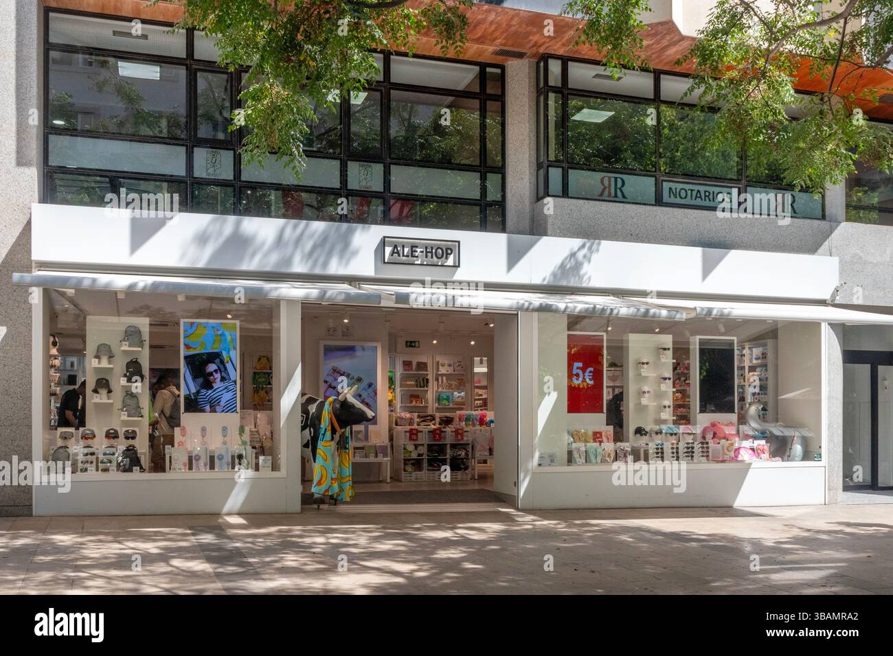 ALE-Hop Shop in Alicante, Spanien Stockfoto