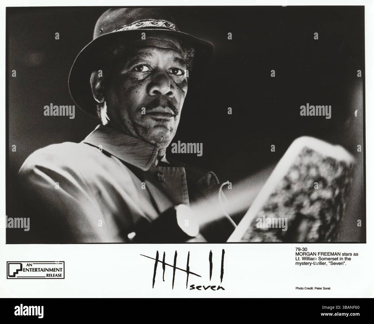 Seven 1995 David Fincher / Brad Pitt / Morgan Freeman Stockfoto
