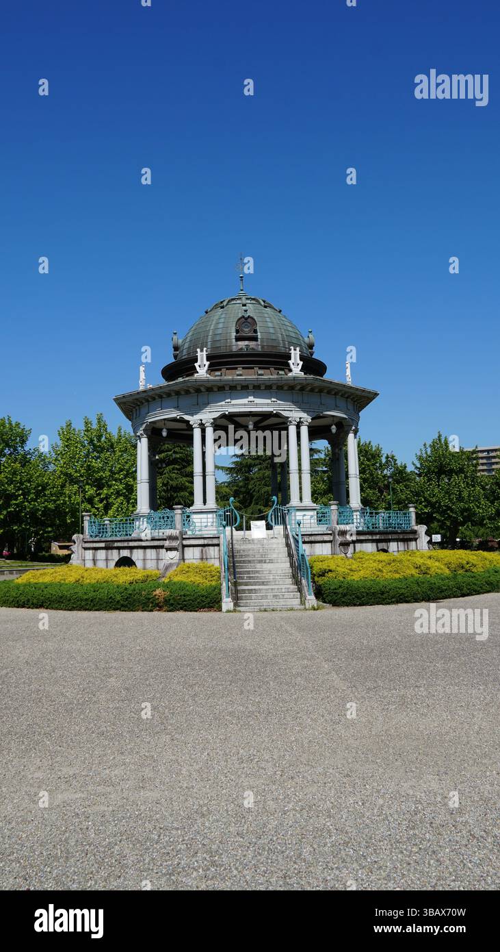 Ein Garten der Rosen: Eine atemberaubende Anzeige von Farben und Düften Stockfoto