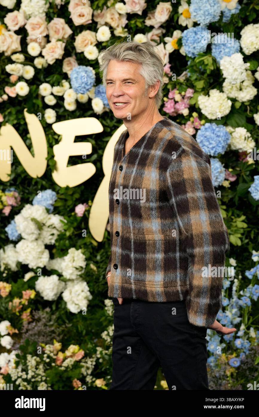New York, USA. Mai 2025. L-R: Timothy Olyphant nimmt am Dienstag, den 13. Mai 2025 an der Disney-Vorabveranstaltung Teil, die im Jacob Javitz Center in New York City stattfand 2025. Credit: Jennifer Graylock/Alamy Live News Credit: Jennifer Graylock/Alamy Live News Stockfoto
