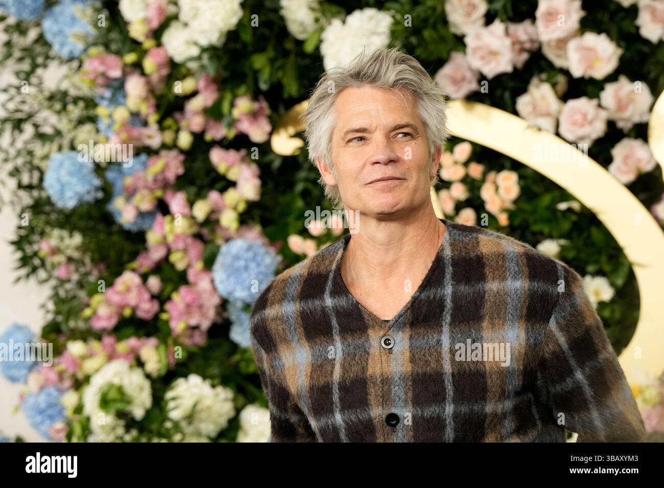 New York, USA. Mai 2025. L-R: Timothy Olyphant nimmt am Dienstag, den 13. Mai 2025 an der Disney-Vorabveranstaltung Teil, die im Jacob Javitz Center in New York City stattfand 2025. Credit: Jennifer Graylock/Alamy Live News Credit: Jennifer Graylock/Alamy Live News Stockfoto