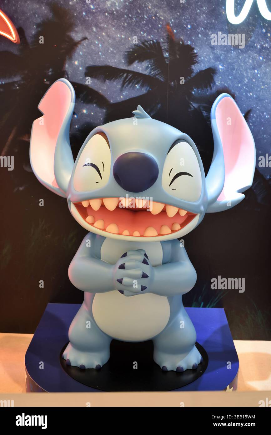 Sttich in der Haltung, sich zu wünschen Stockfoto