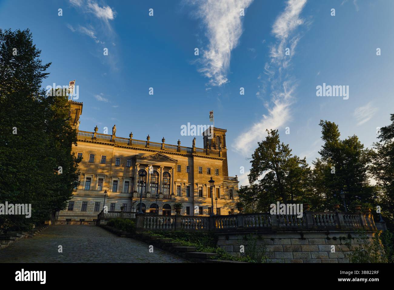 Schloss - Albrechtsberg - Dresden - Sachsen - Deutschland Stockfoto