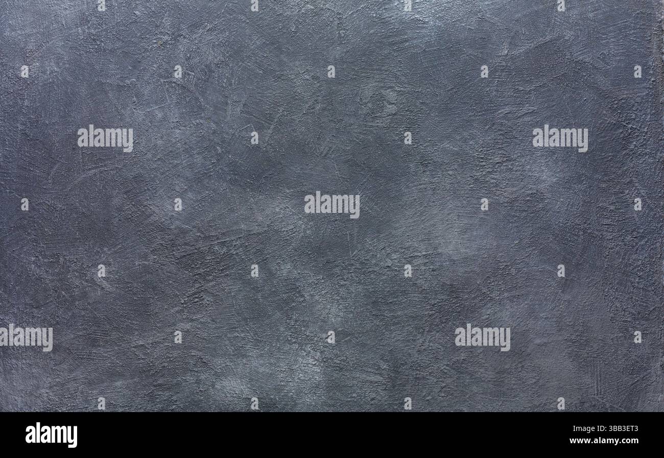 Dunkelgrauer Betonhintergrund Stockfoto