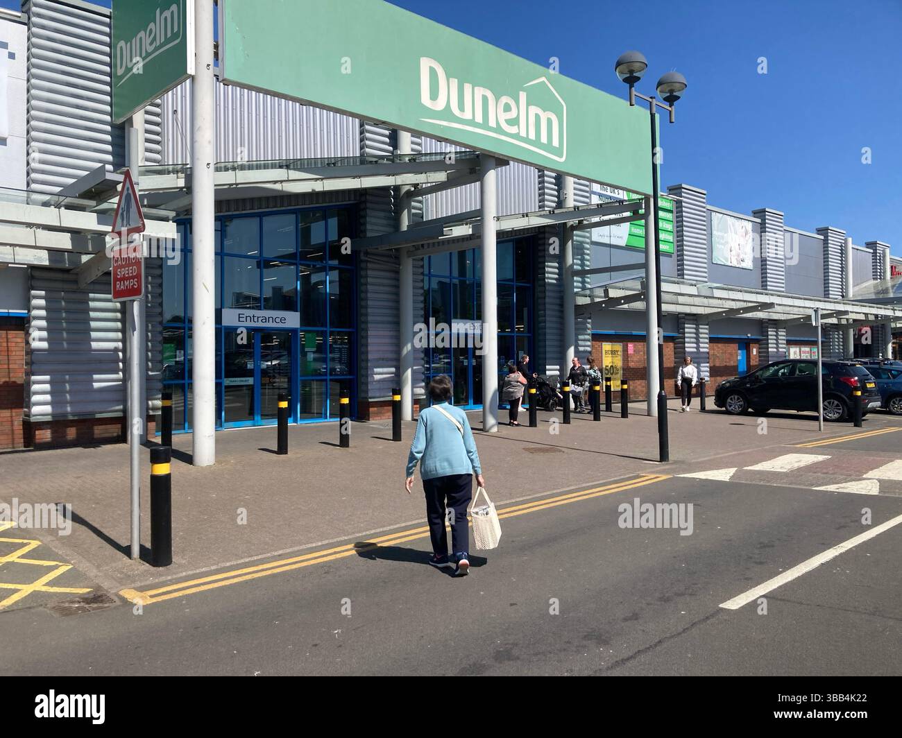 Dunelm Store im Einzelhandelsgeschäft, Großbritannien Stockfoto