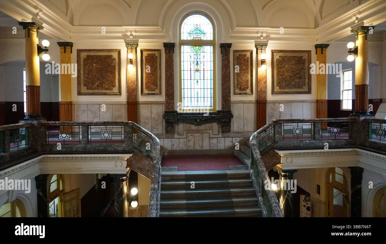 Nagoya City Archives Building – historisches und architektonisches Wahrzeichen in Nagoya, Japan Stockfoto