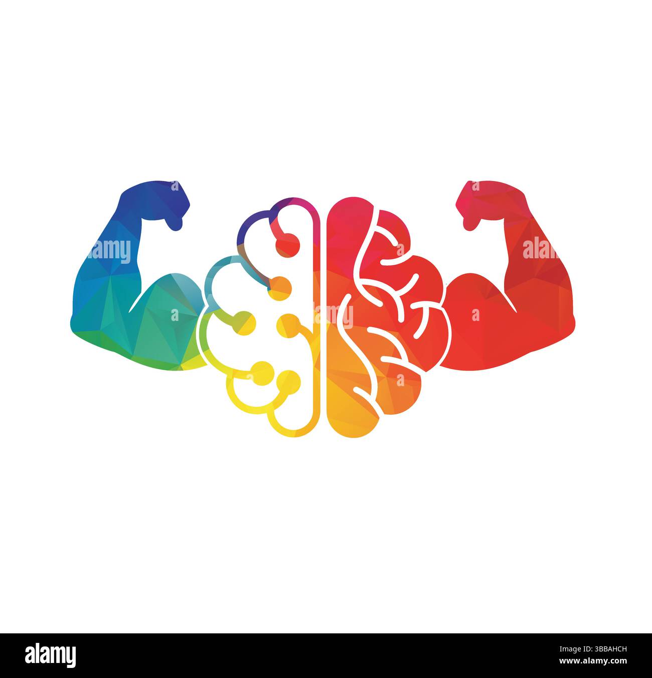 „Brain“, „Intellekt Power“-Logo Stock Vektor