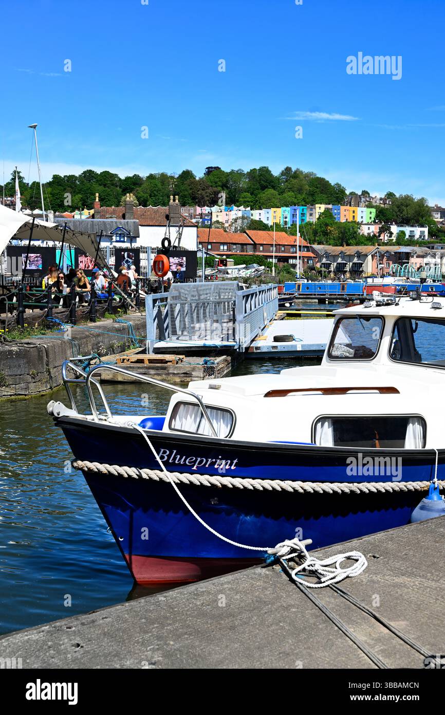 Hafengebiet Bristol Stockfoto