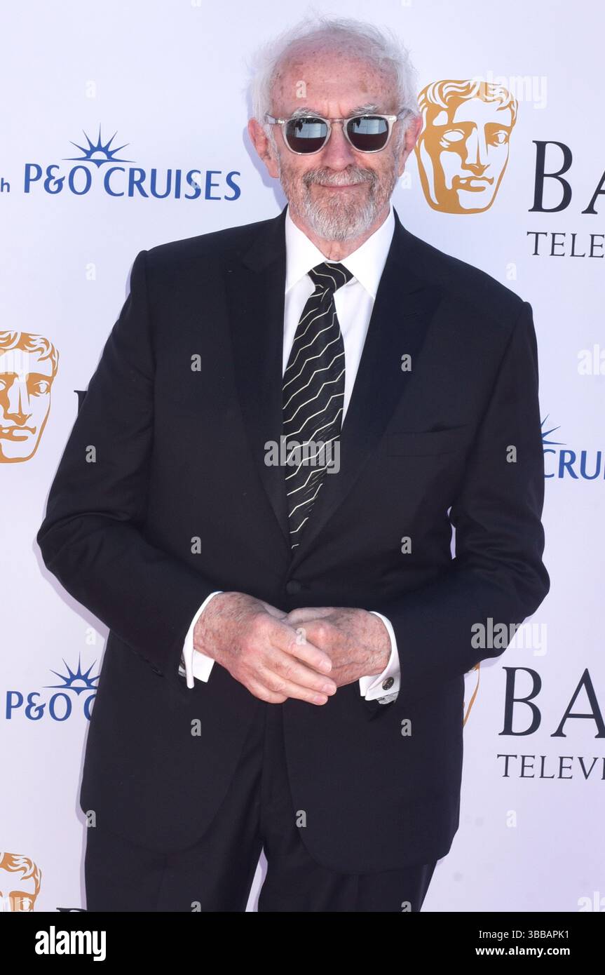11. Mai 2025. London Großbritannien. Jonathan Pryce bei den BAFTA Television Awards 2025 in der Royal Festival Hall in London. Sue Andrews/Alamy. Stockfoto