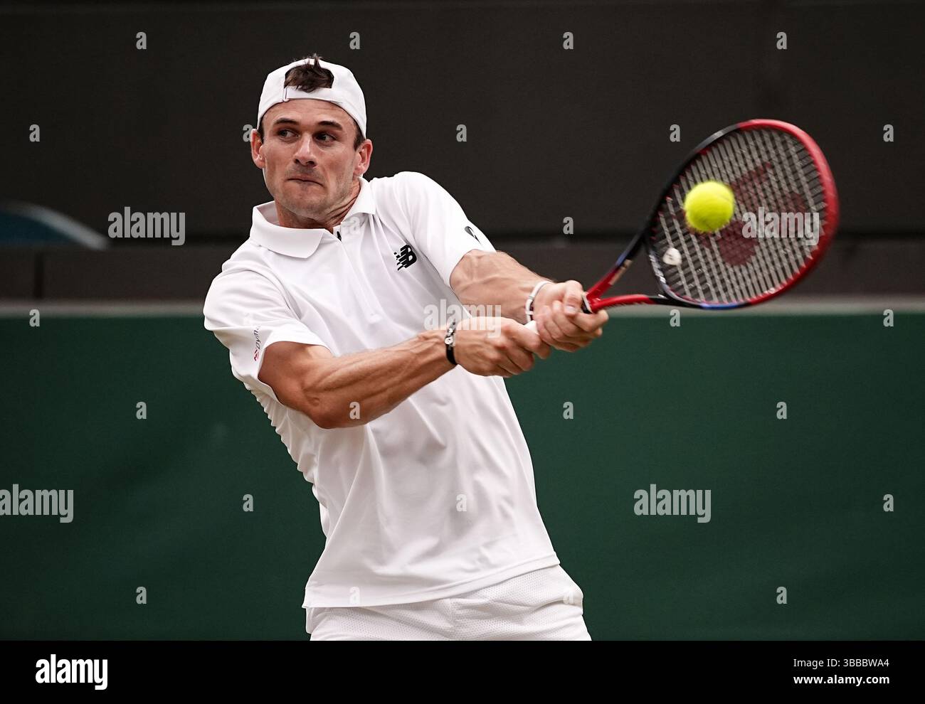 Aktenfoto vom 09-07-2024 von Tommy Paul, der enthüllte, dass er eine besondere Motivation hatte, das Halbfinale der Italian Open zu erreichen, nachdem sein Truck wieder in Besitz genommen wurde. Ausgabedatum: Donnerstag, 15. Mai 2025. Stockfoto